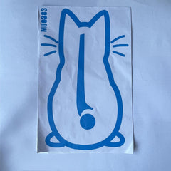 Cat Pattern Wiper Sticker for Rear Window