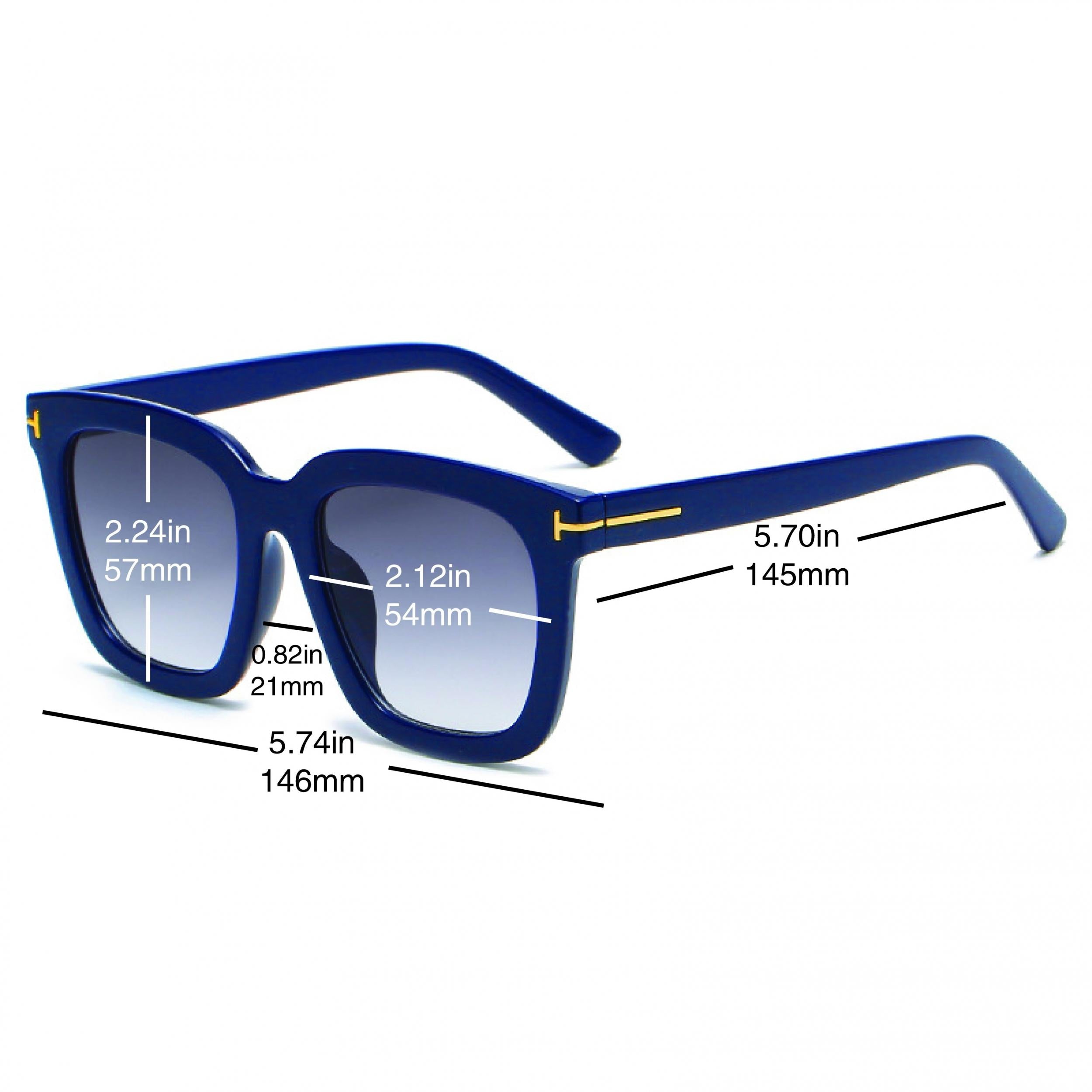 Square Frame Sunglasses Casual Props Beach UV400
