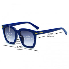 Square Frame Sunglasses Casual Props Beach UV400