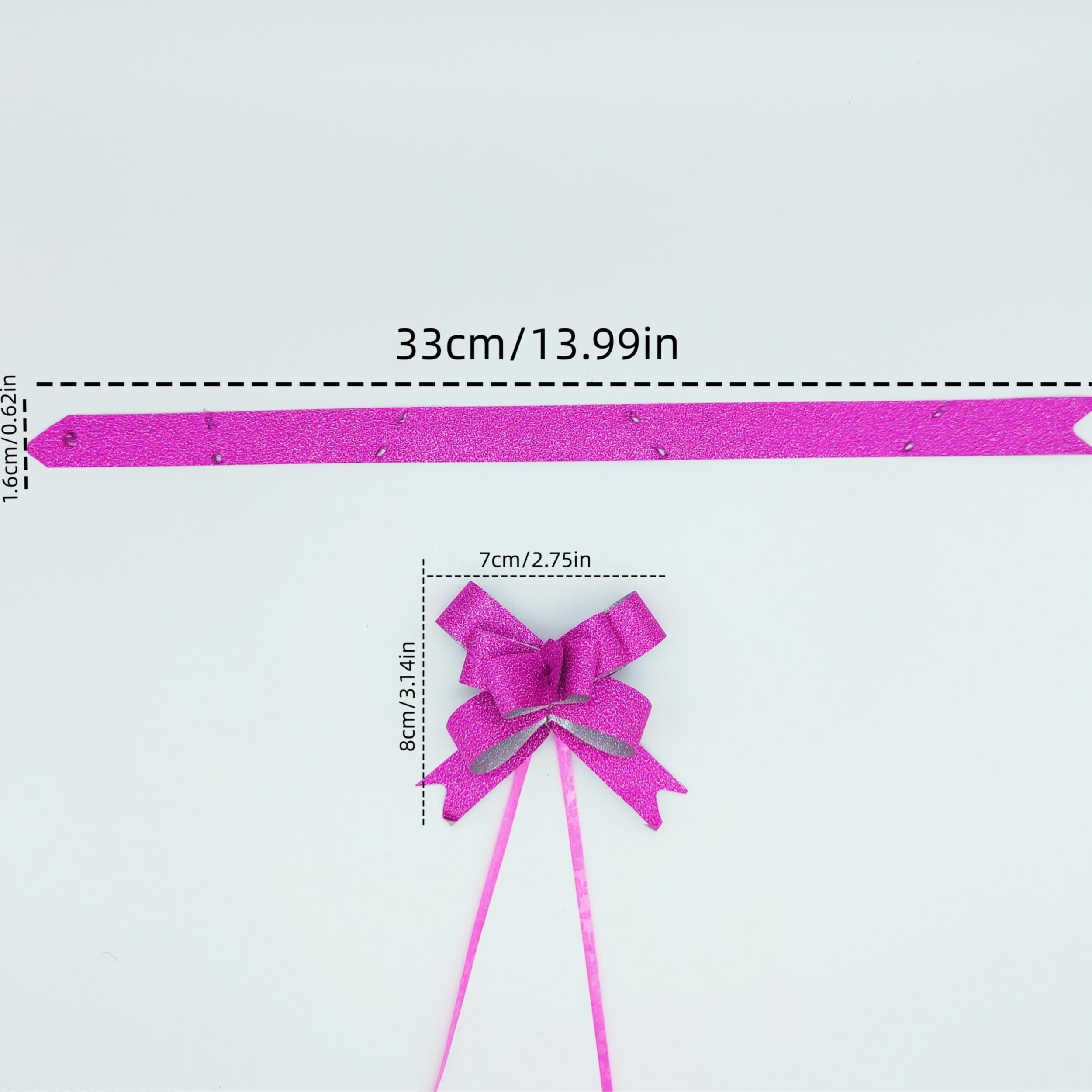 Glitter Pull Bows Gift Wrapping Ribbons - 10pcs, 20pcs