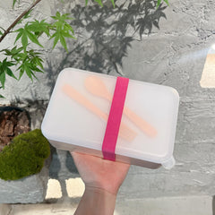 Leakproof Japanese Bento Box Double Decker Lunch Box Portable for School Adults