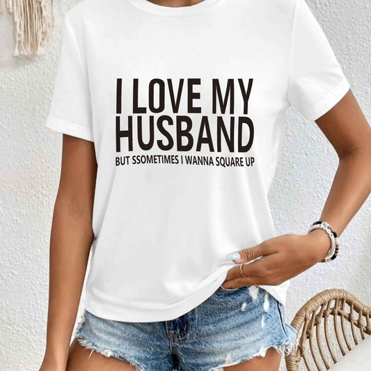 Cozy Short Sleeve Crew Neck Top for Women's Lounge