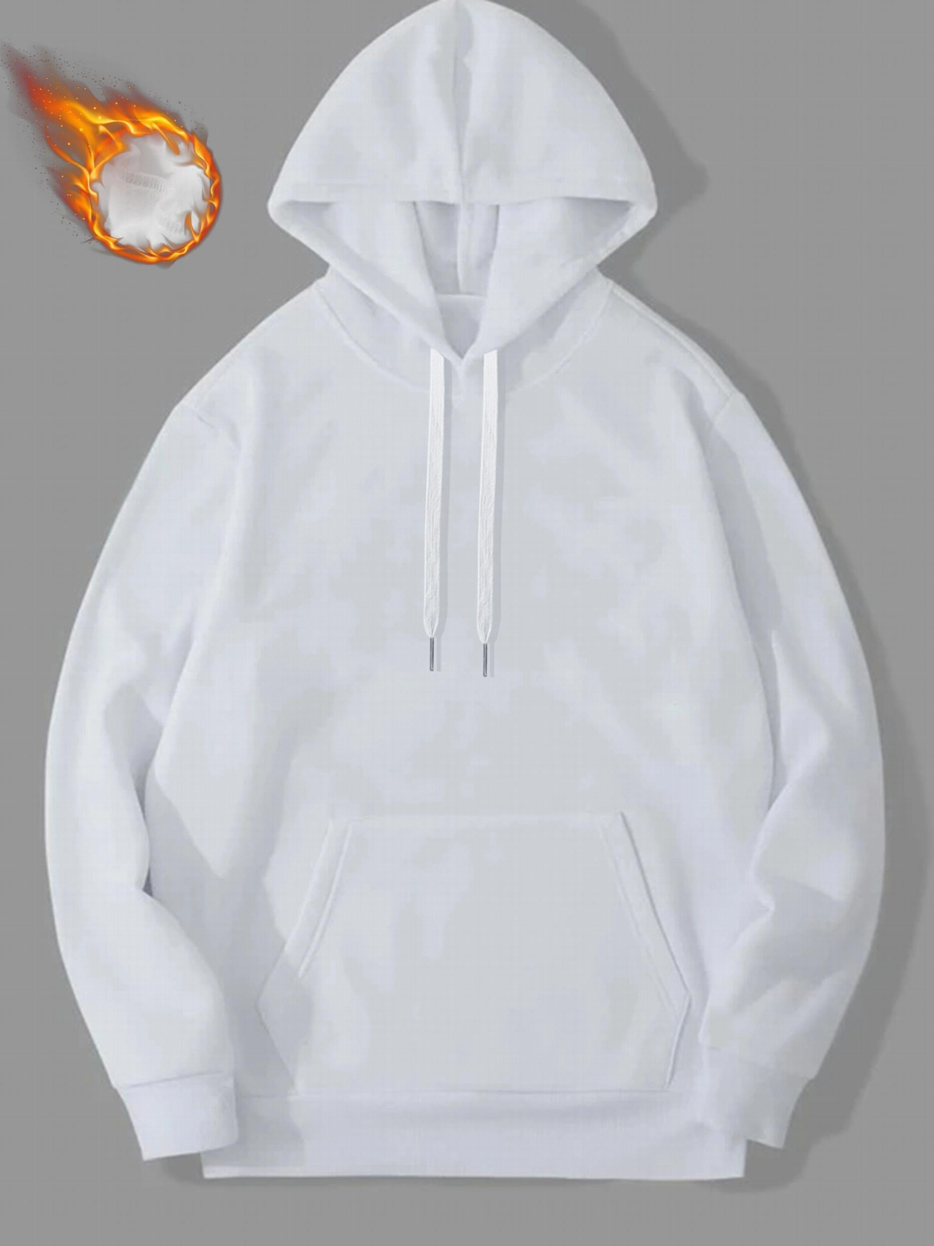 Men's Fleece Hoodie with Kangaroo Pocket