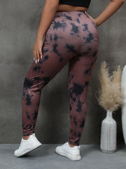  Tie Dye Elastic High Rise Skinny Trousers