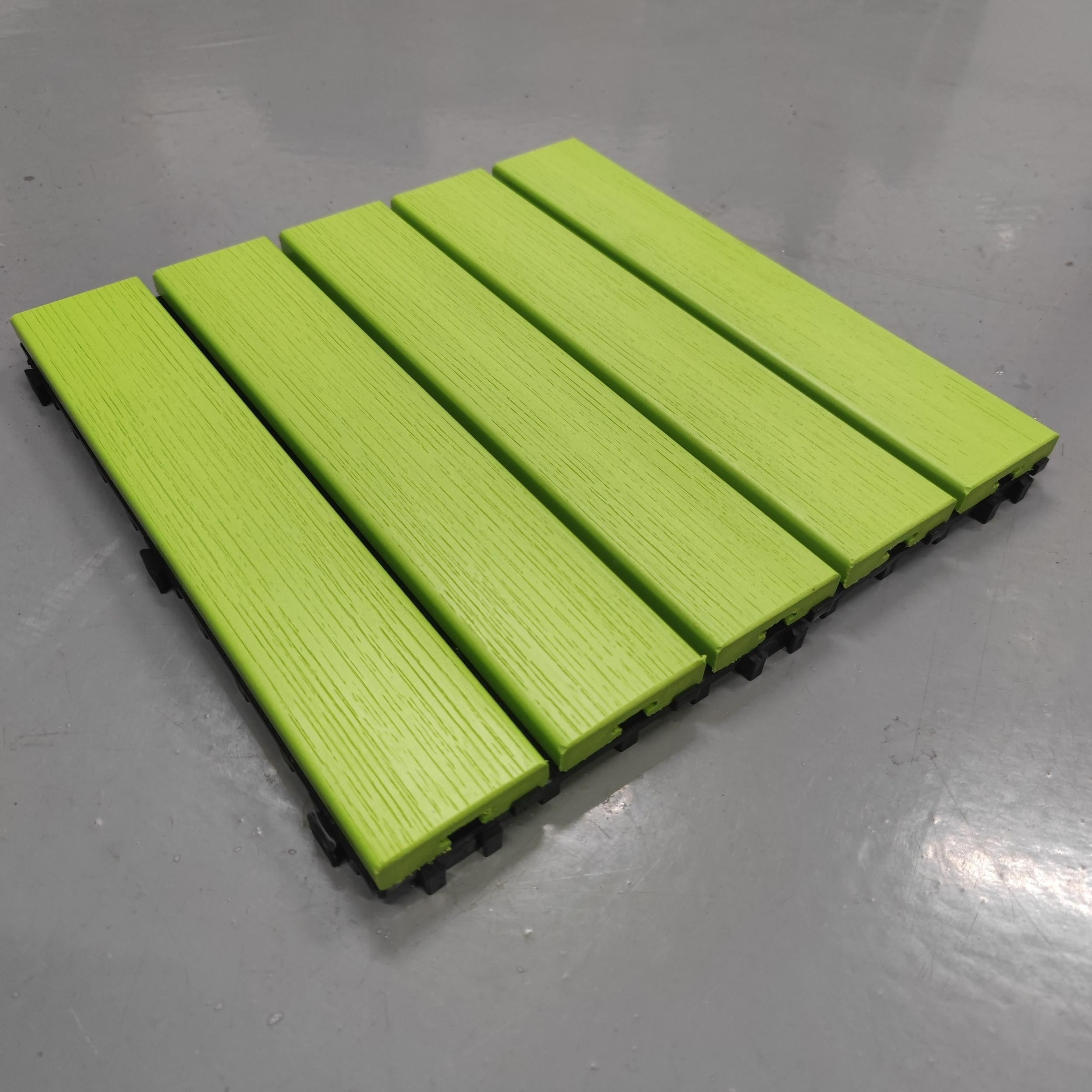 6pcs High Plastic Wood Flooring Terrace Garden Anticorrosive Waterproof