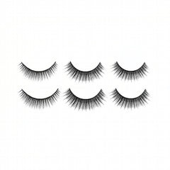 Self Adhesive Eyelashes 4 Pairs Natural Look Waterproof Reusable Lashes