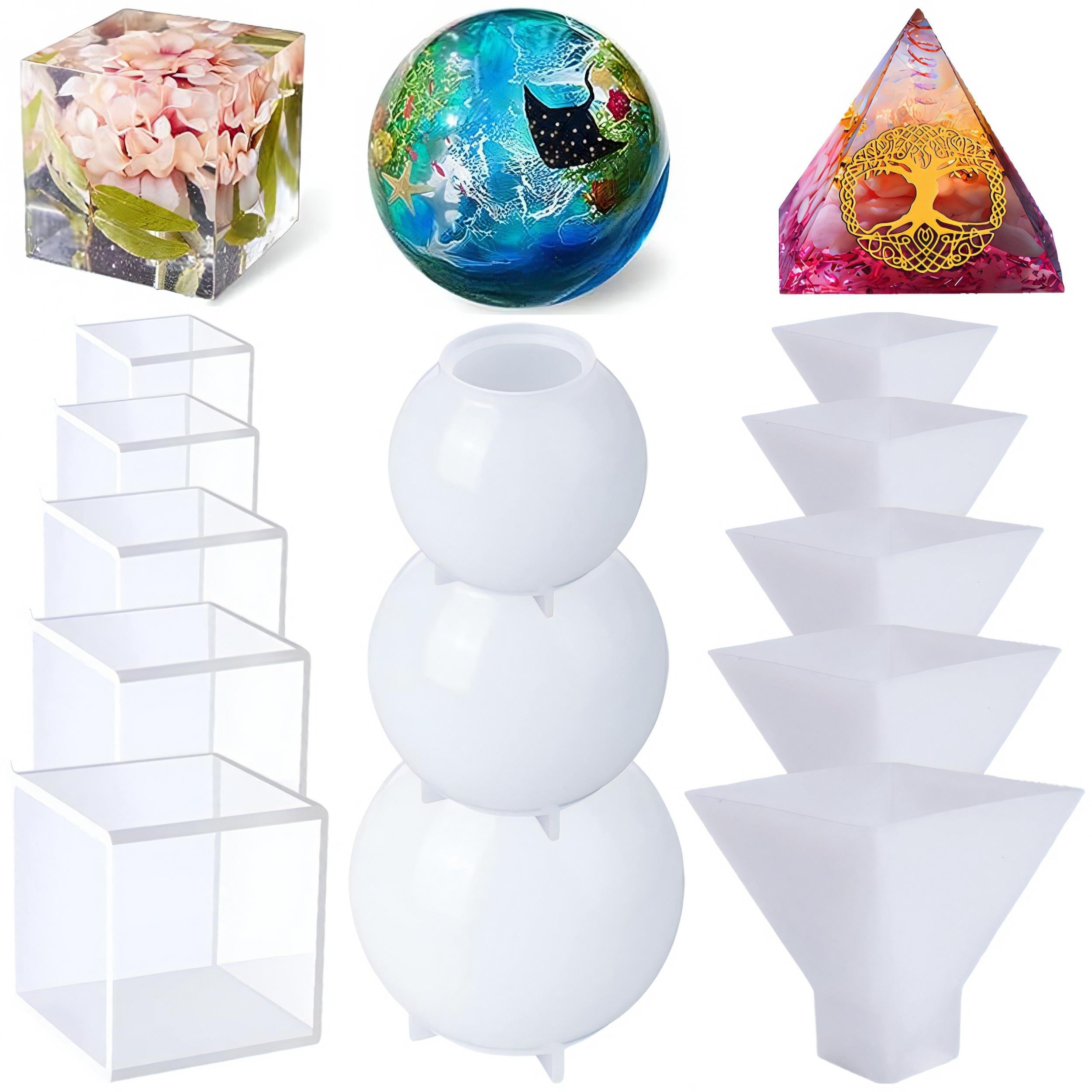 Silicone Resin Molds Set for DIY Home Decorations Flower Preservation