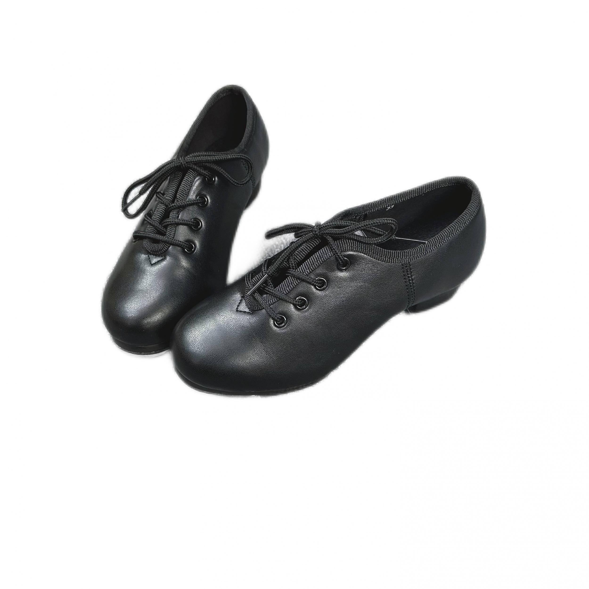 Girls Comfy Summer Dance Shoes Soft Sole Faux Leather Tap Jazz Shoes