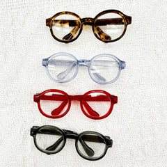 4pcs Mini Plastic Glasses Set Doll Accessories Craft Decorations
