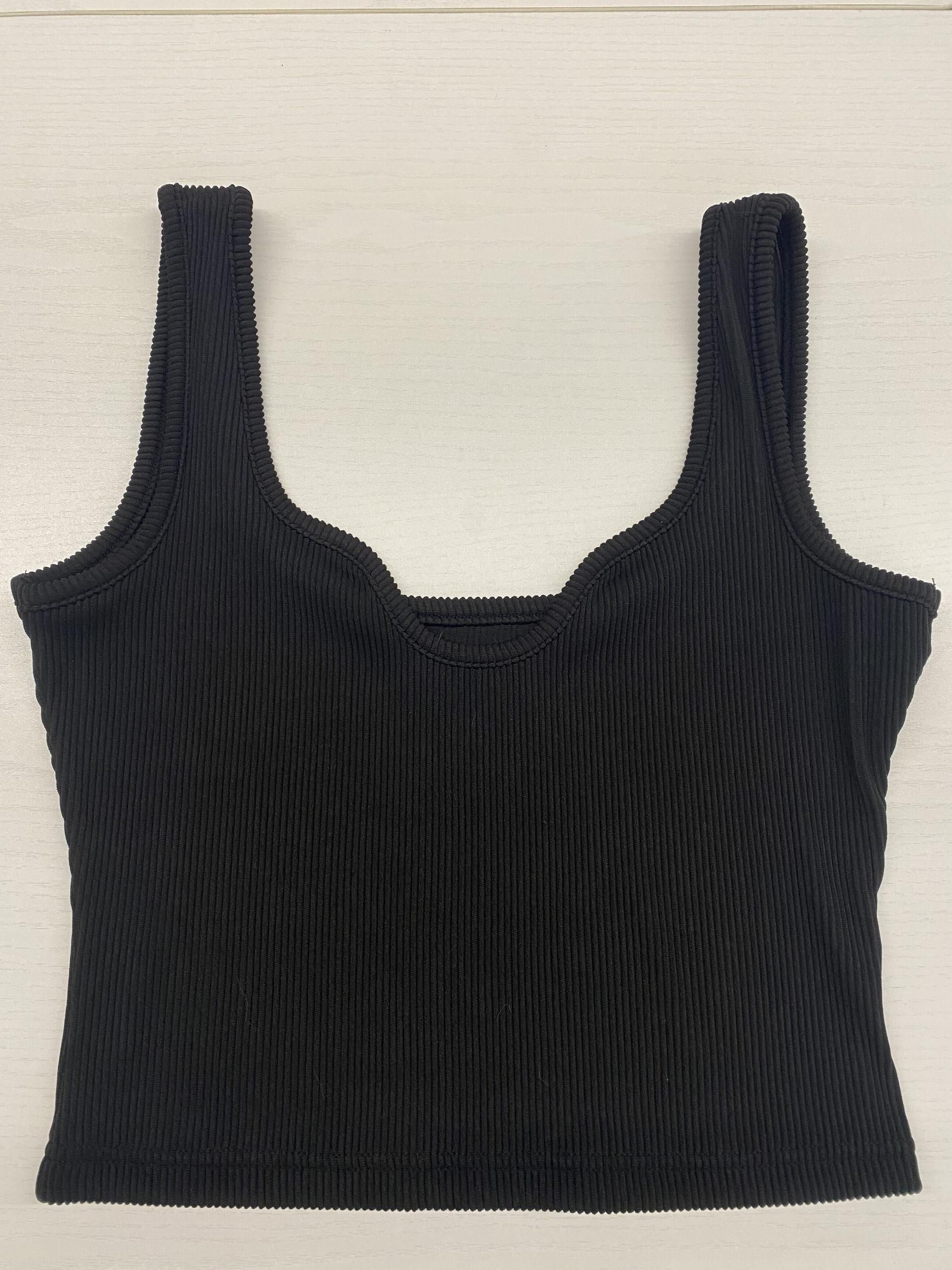 Sexy Sleeveless Tank Top Solid Notched Neck Summer Women's Clothing
