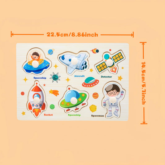 Educational Wooden Puzzle Set for Kids Alphabet Learning Kit