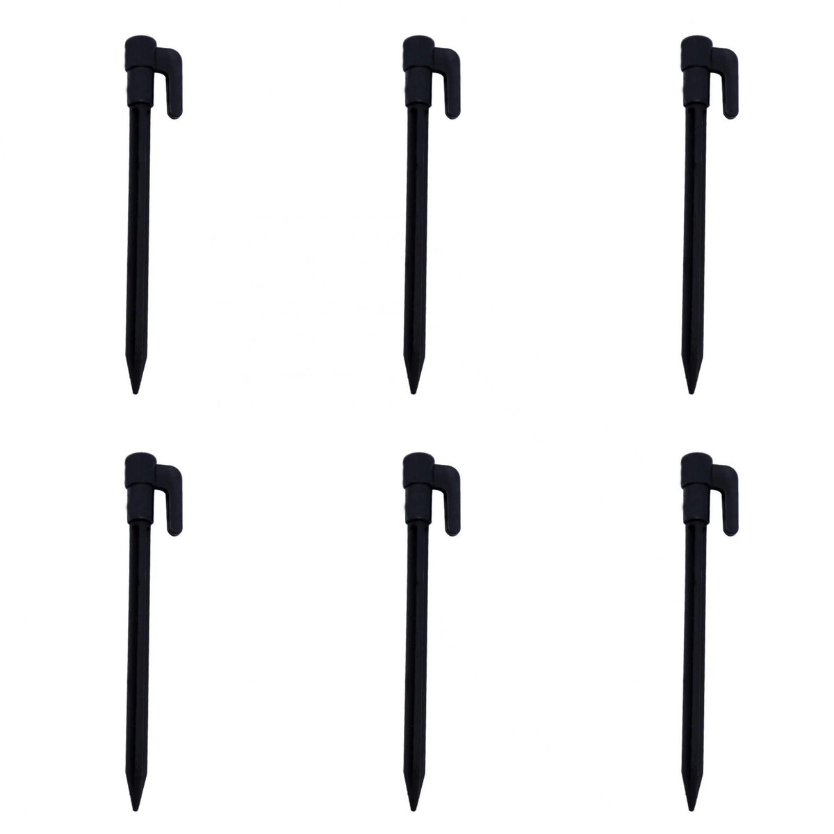 Plastic Ground Nail Garden Grass Cloth Weed Barrier Tent Landscape Anchors