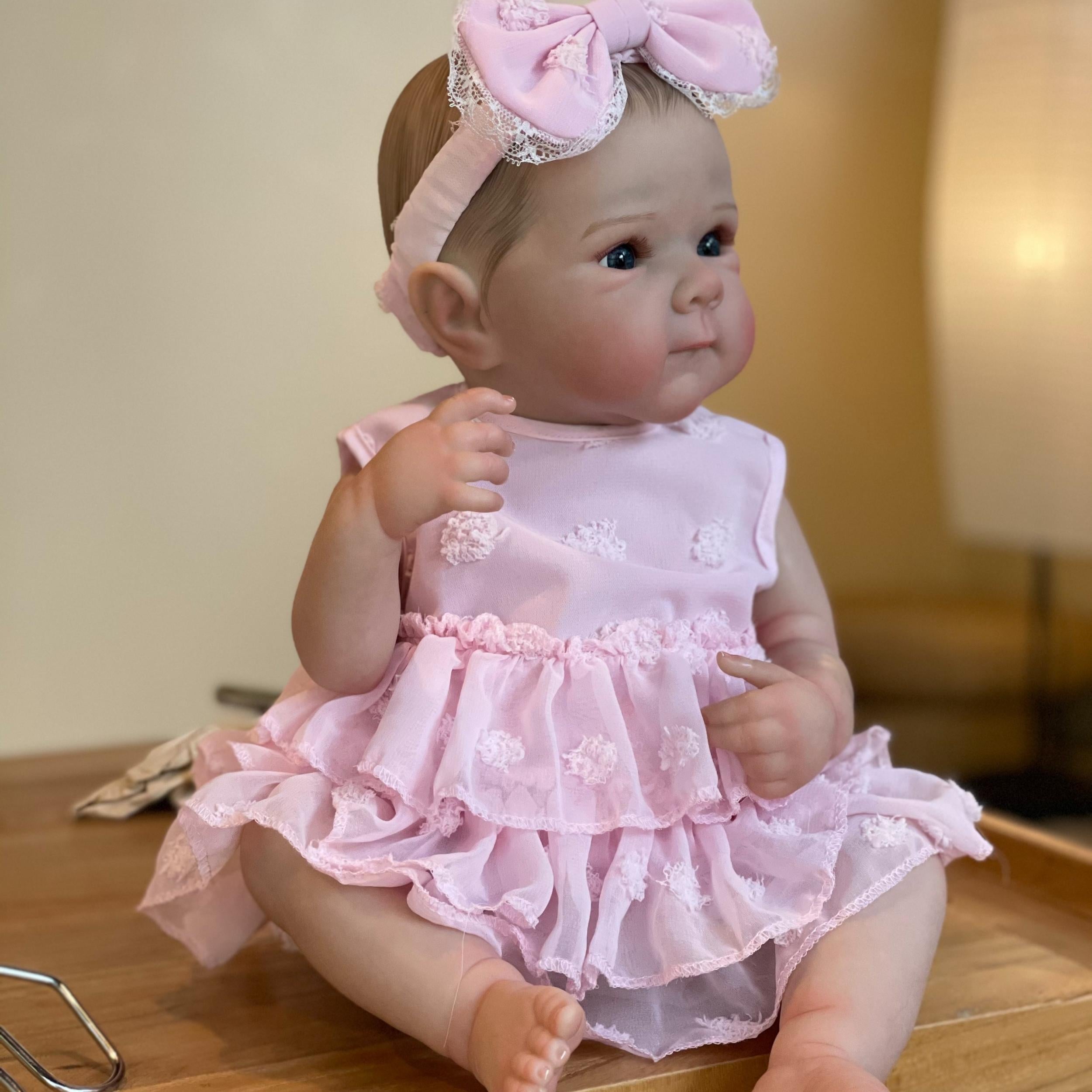 Bettie Full Body Vinyl Reborn Dolls 3D Painted Bebe Reborn Dolls