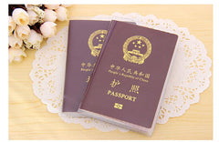 Transparent Passport Cover on Waterproof Document Bags