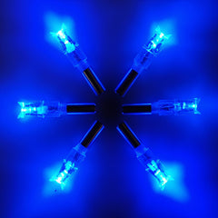 6pcs Luminous Arrow Nock For 0.3in ID Shaft Archery Accessory