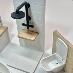 1:12 Dollhouse Bathroom Set for Realistic Detail