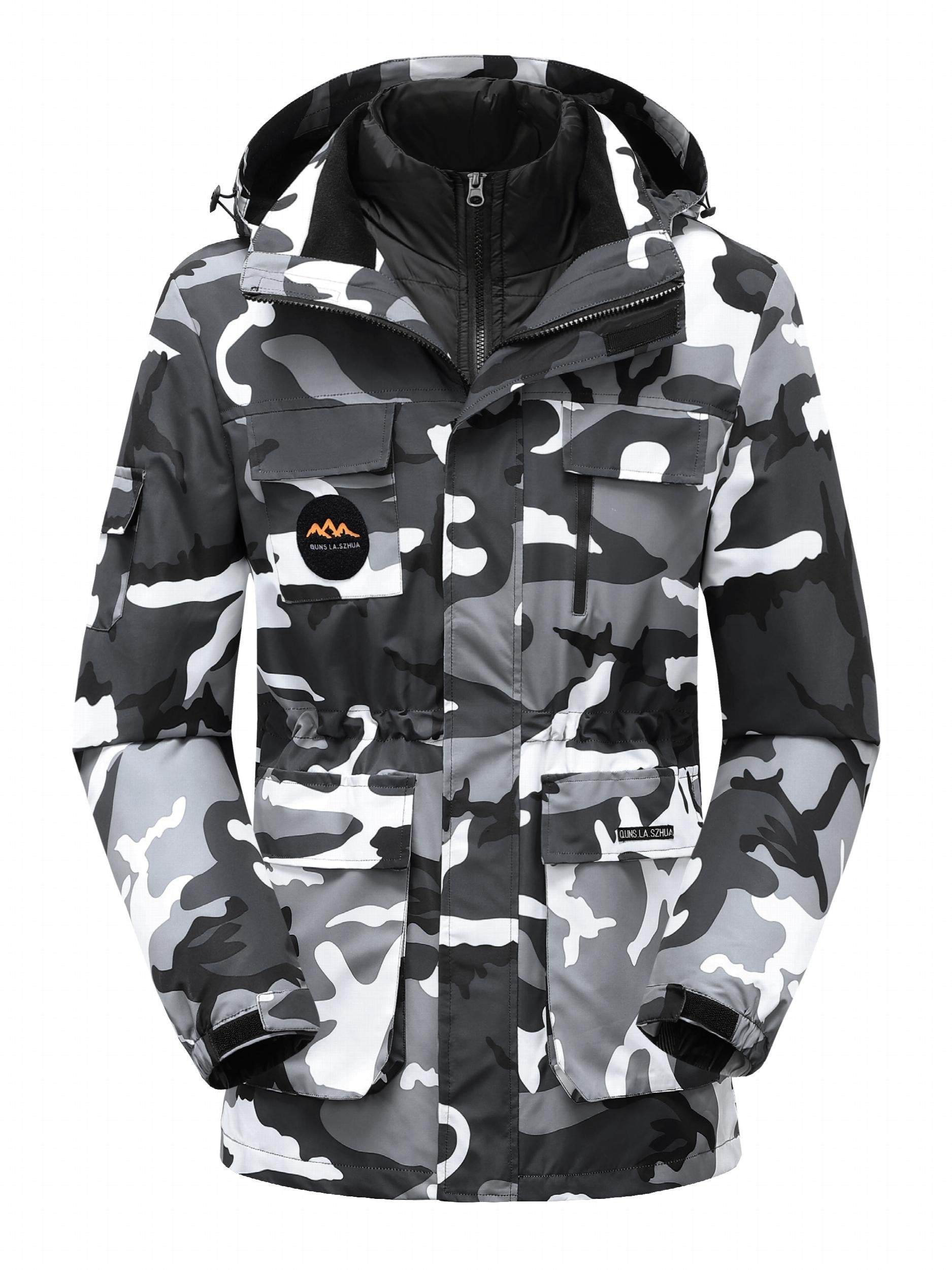 Winter Windbreaker with Detachable Inner Liners - Outdoor Gear for Men and Women