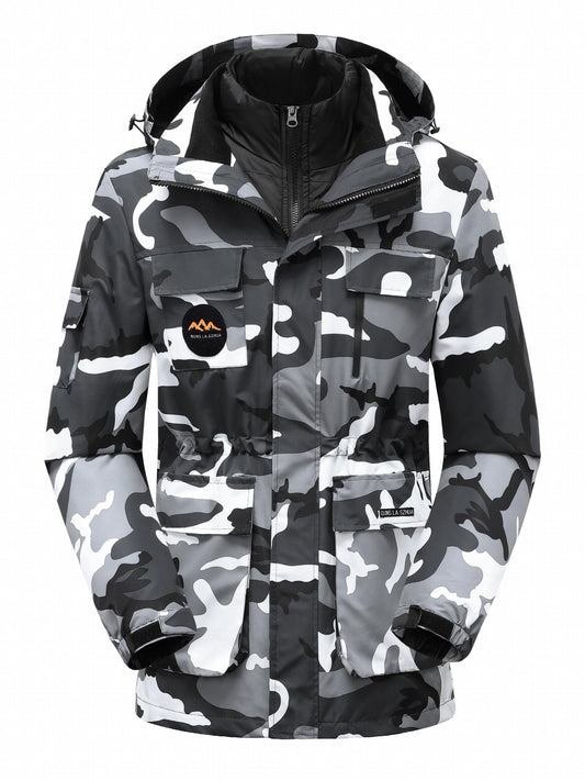 Winter Windbreaker with Detachable Inner Liners - Outdoor Gear for Men and Women