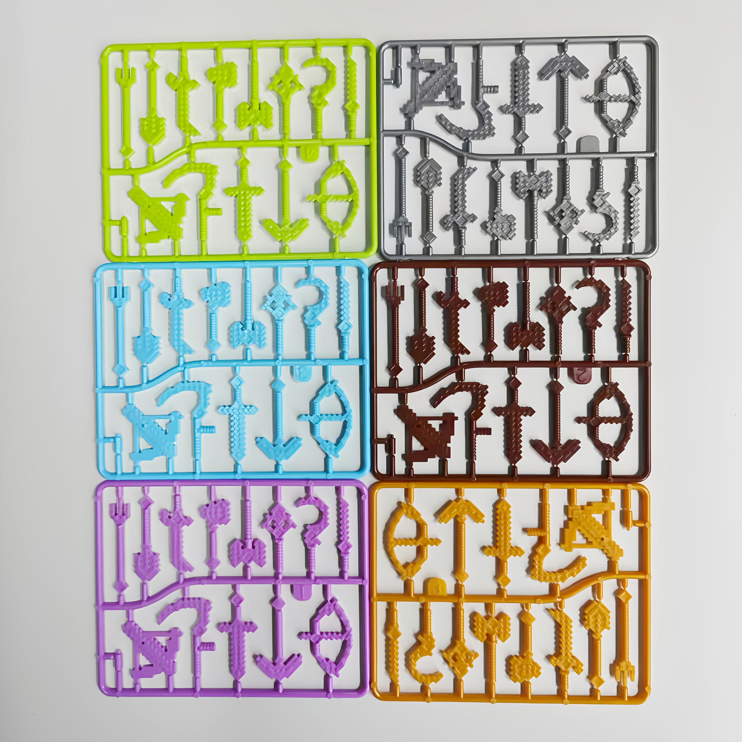 Mini Character Weapon Building Block Set