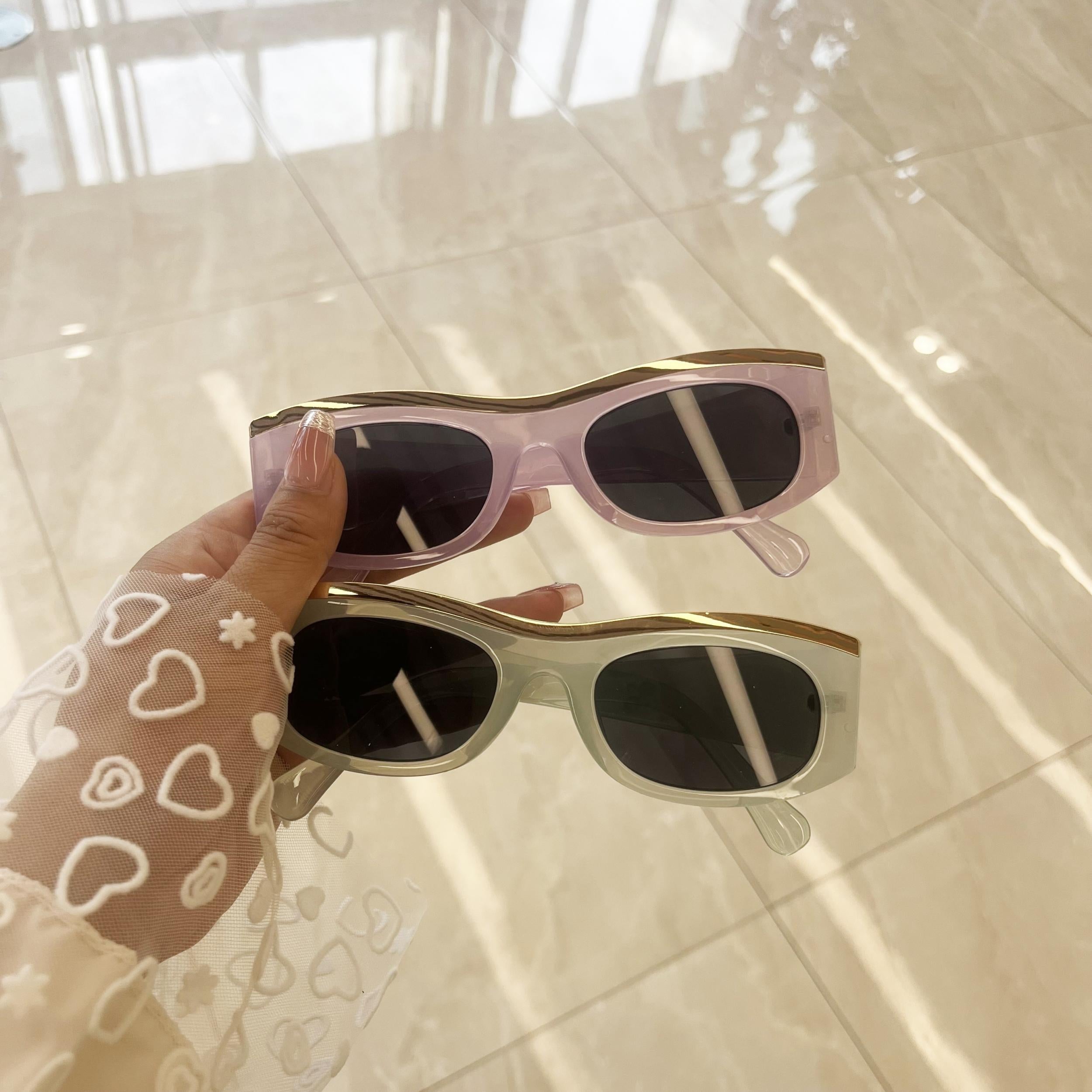 Y2K Cat Eye Sunglasses UV400 Sun Shades