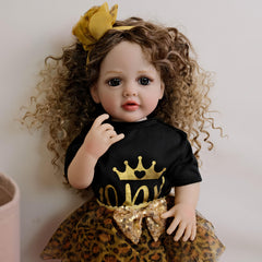 55 Reborn Doll Wavy Synthetic Wig Comic Book Theme Costume Gift