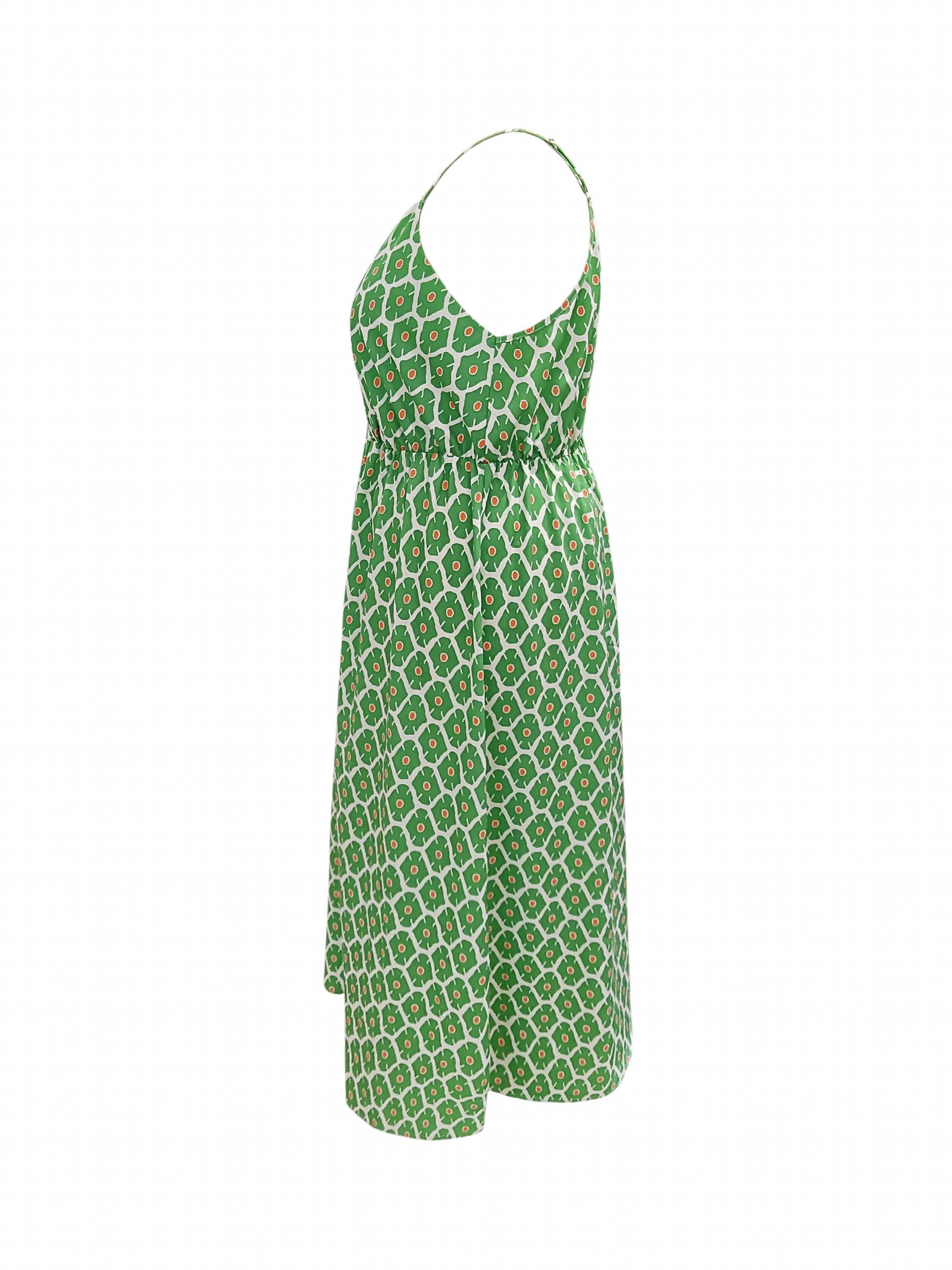  Graphic Print Maxi Cami Dress