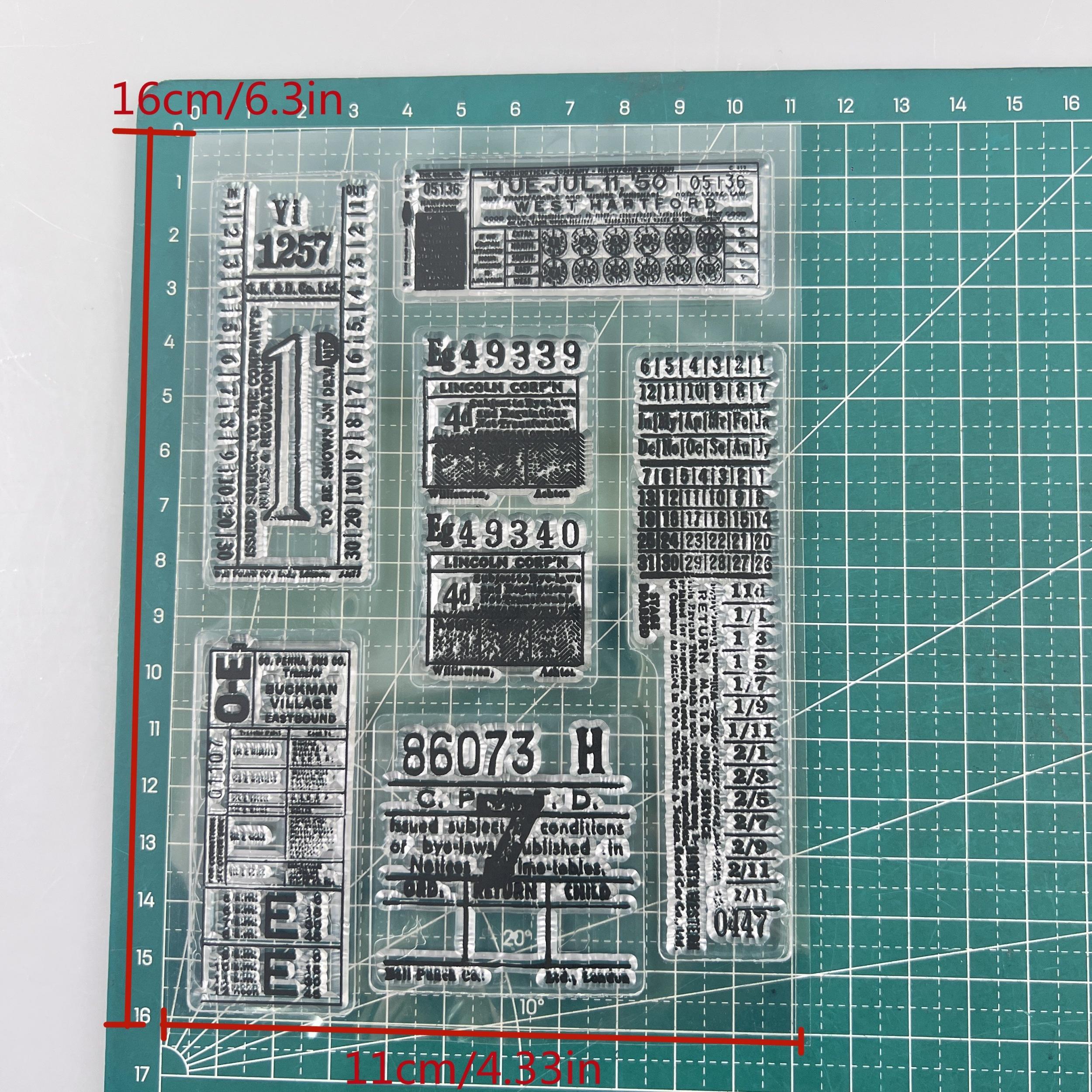 1pc Number Stamps Stencils DIY Scrapbook Embossing