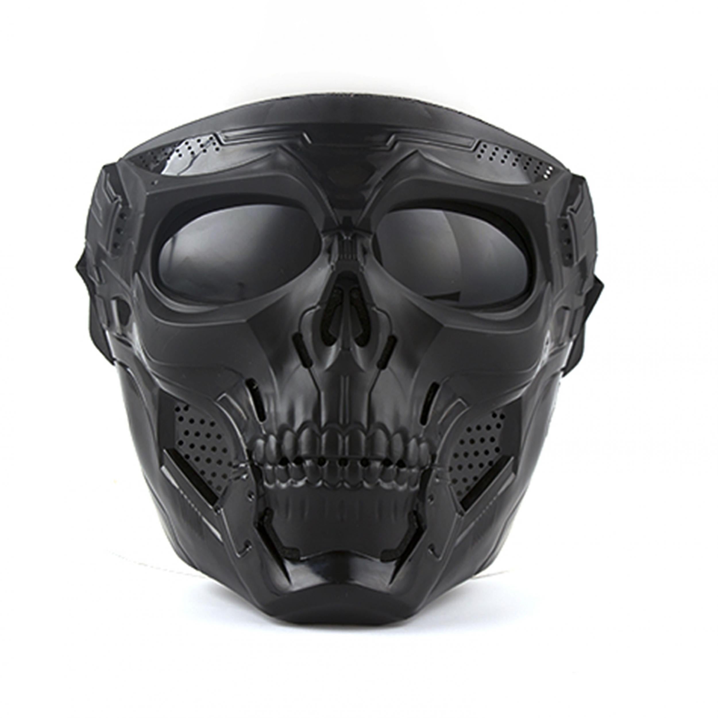 Full Face Airsoft Skull Mask With PC Lens Eye Protection