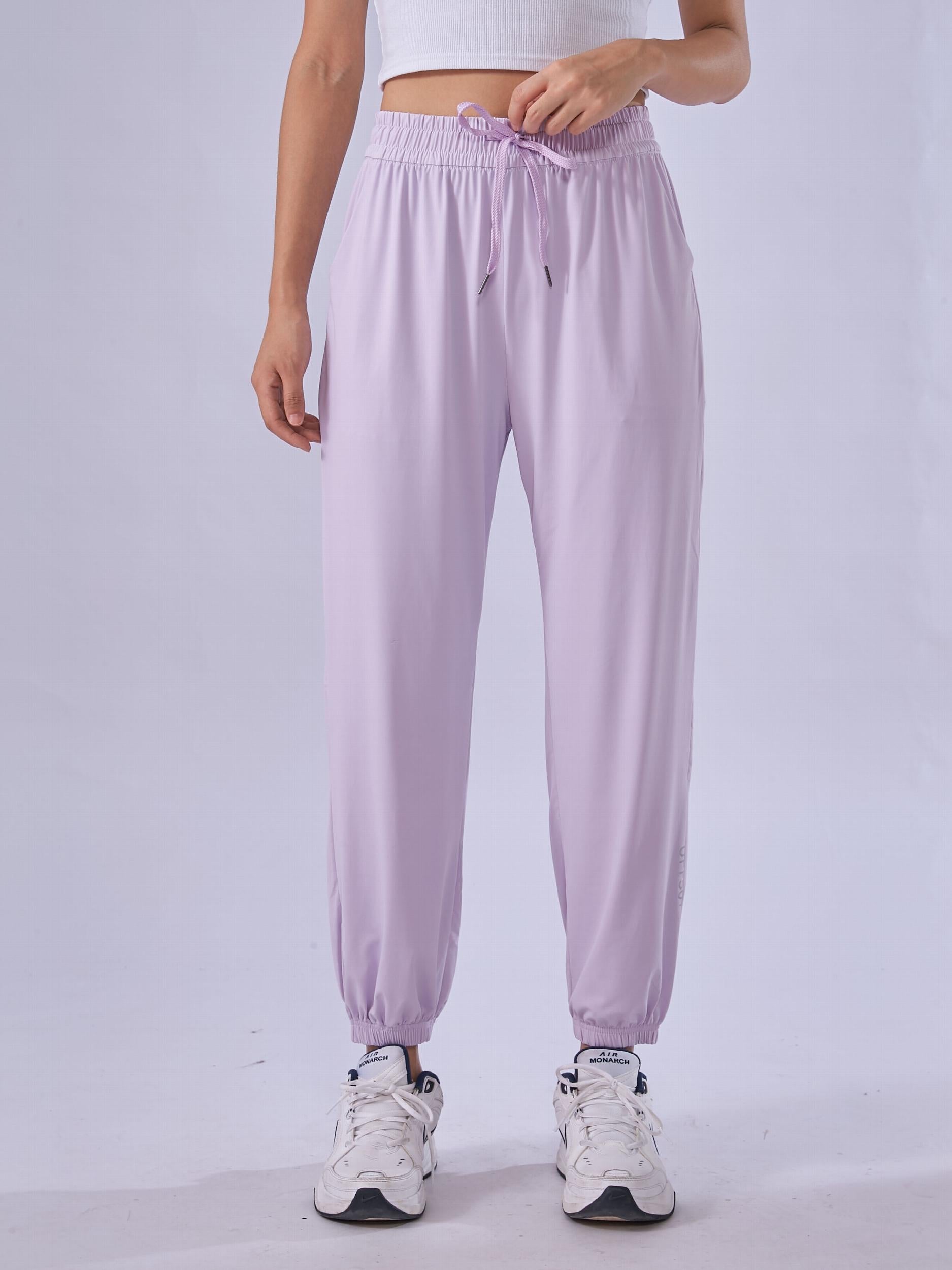 Women's UPF50 Drawstring Sports Pants Moisture Wicking Activewear