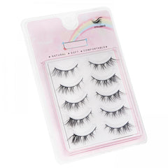 Fox Eye Eyelashes 5 Pairs False Eyelashes Simulated Thai Makeup