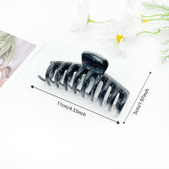 4pcs Large Hair Claw Style Solid Ponytail Holder Hair Accessories