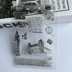Transparent Cartoon Stamp Hand Account Stamp for Card Making