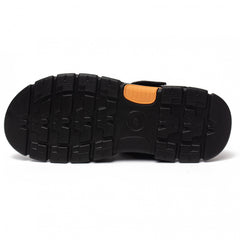 Men's Open Toe Hook And Loop Sandals Non Slip Comfortable Beach Shoes Summer