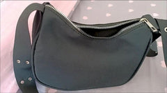 Retro Messenger Bag Pin Buckle Nylon Shoulder Bag