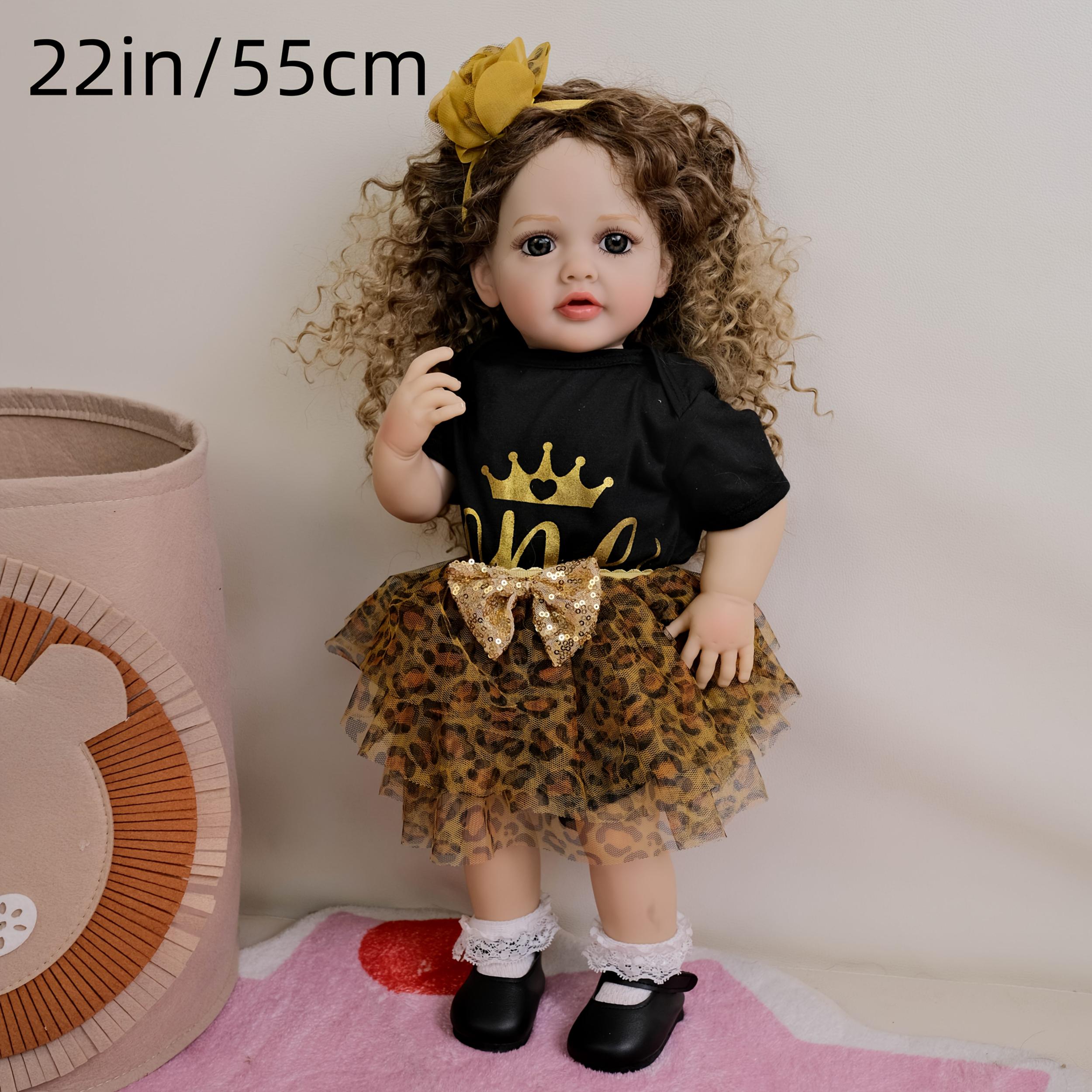 55 Reborn Doll Wavy Synthetic Wig Comic Book Theme Costume Gift