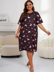  Butterfly & Star Print Nightdress