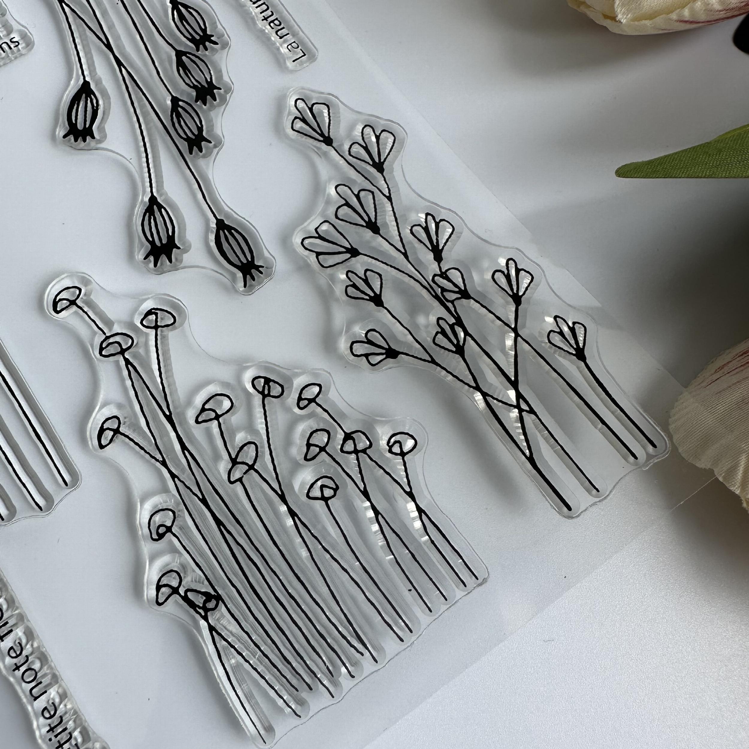 Nature Theme Silicone Stamp for Card Making & Scrapbooking