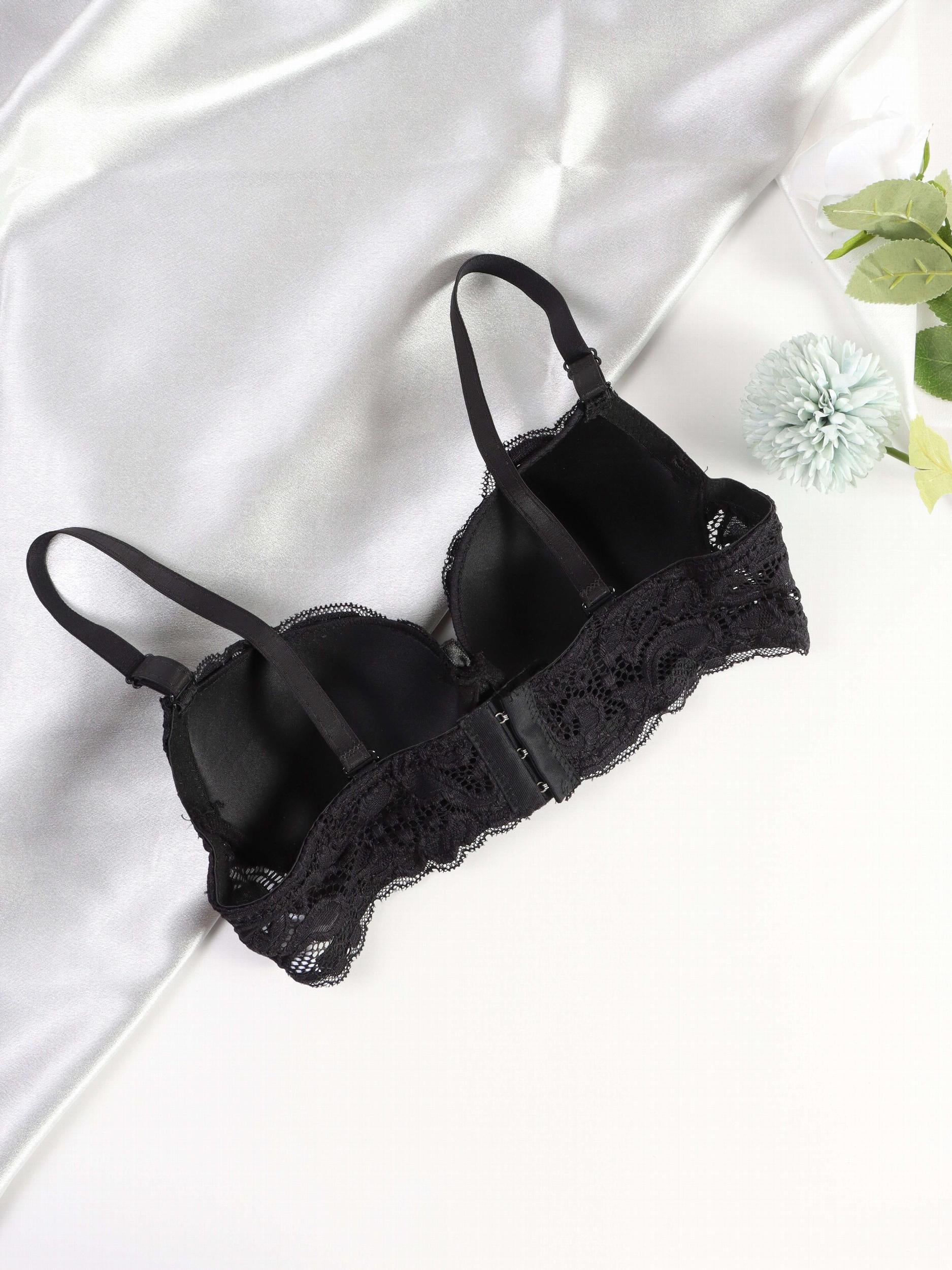 Lace Push Up Bra Comfy & Breathable Intimates Women's Lingerie
