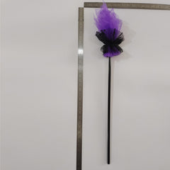 Purple Broom Halloween Broomstick Witch Costume Accessory