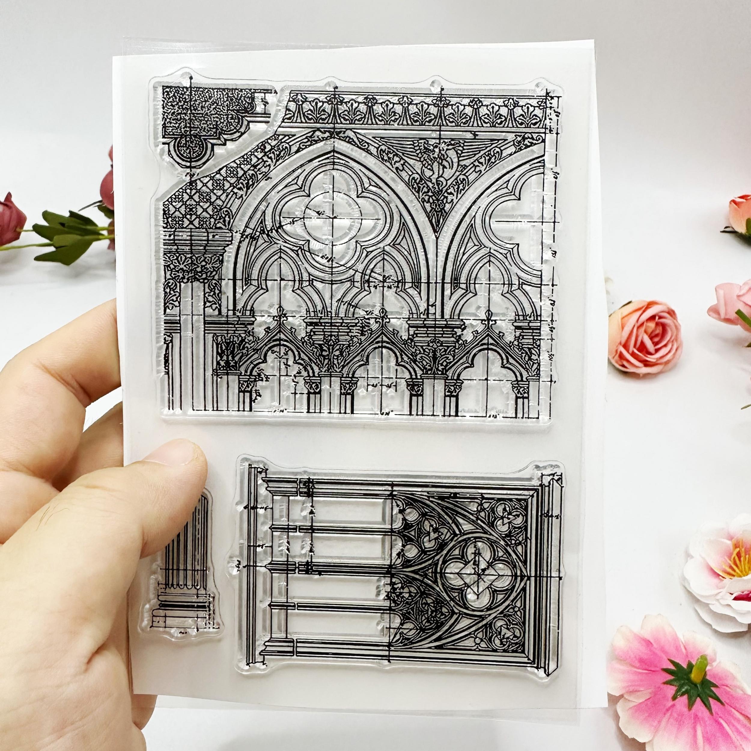House Pattern Transparent Silicone Stamp For DIY
