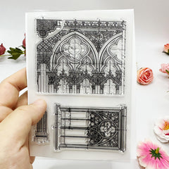 House Pattern Transparent Silicone Stamp For DIY