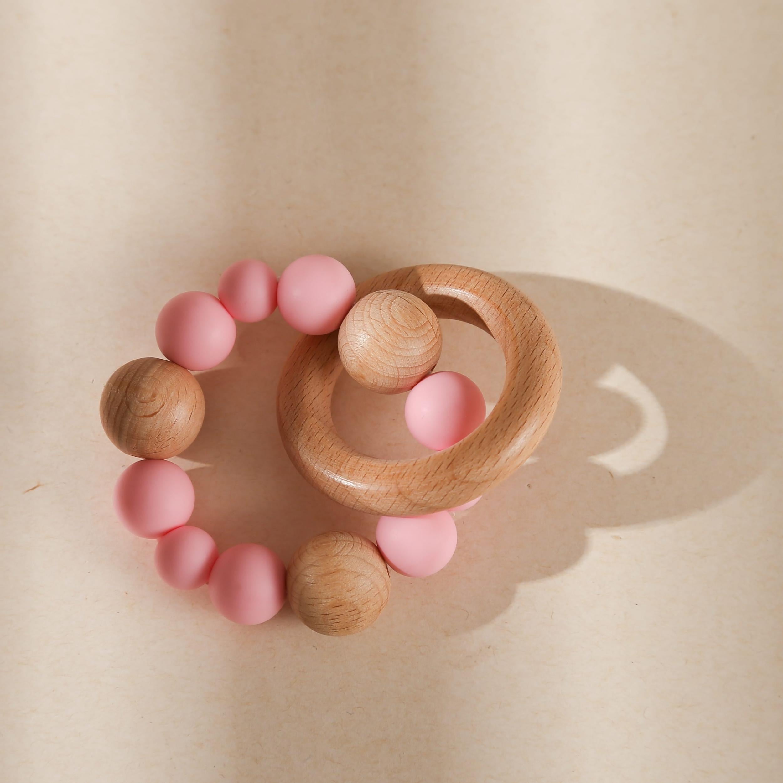 Aby Pink Teether Chewable Toy