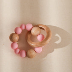 Aby Pink Teether Chewable Toy