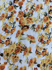 Women's Plus Floral Print Wide Leg Trousers
