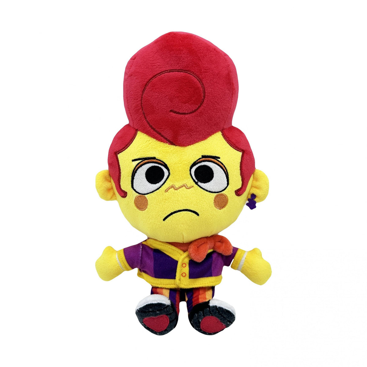 Creative Red Hair Plush Toy for Kids, 9.06-Inch, Yellow Skin
