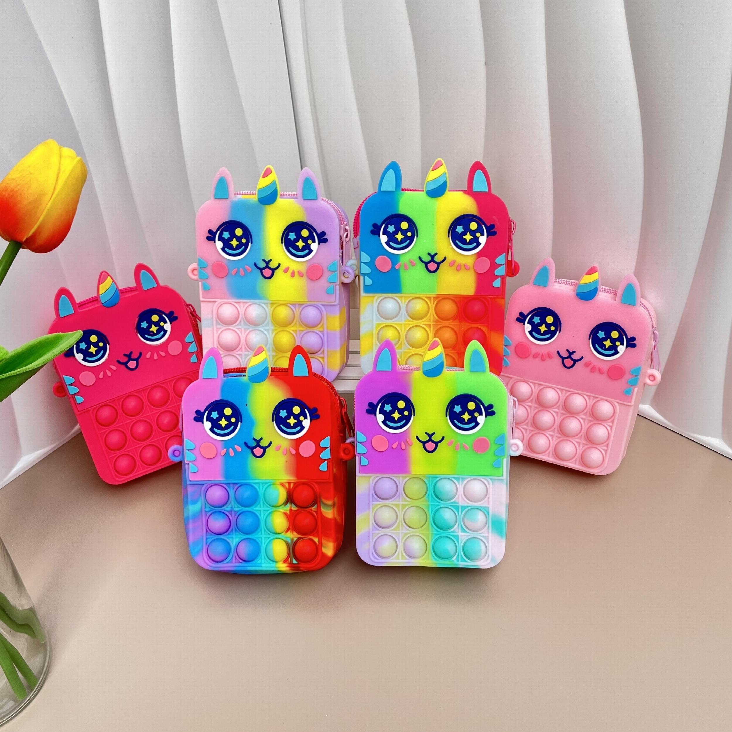 Girls Unicorn Coin Purse Crossbody Bag Gift Kids Accessories