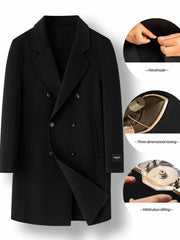 Men's Wool Blend Coat Fall Winter Overcoat