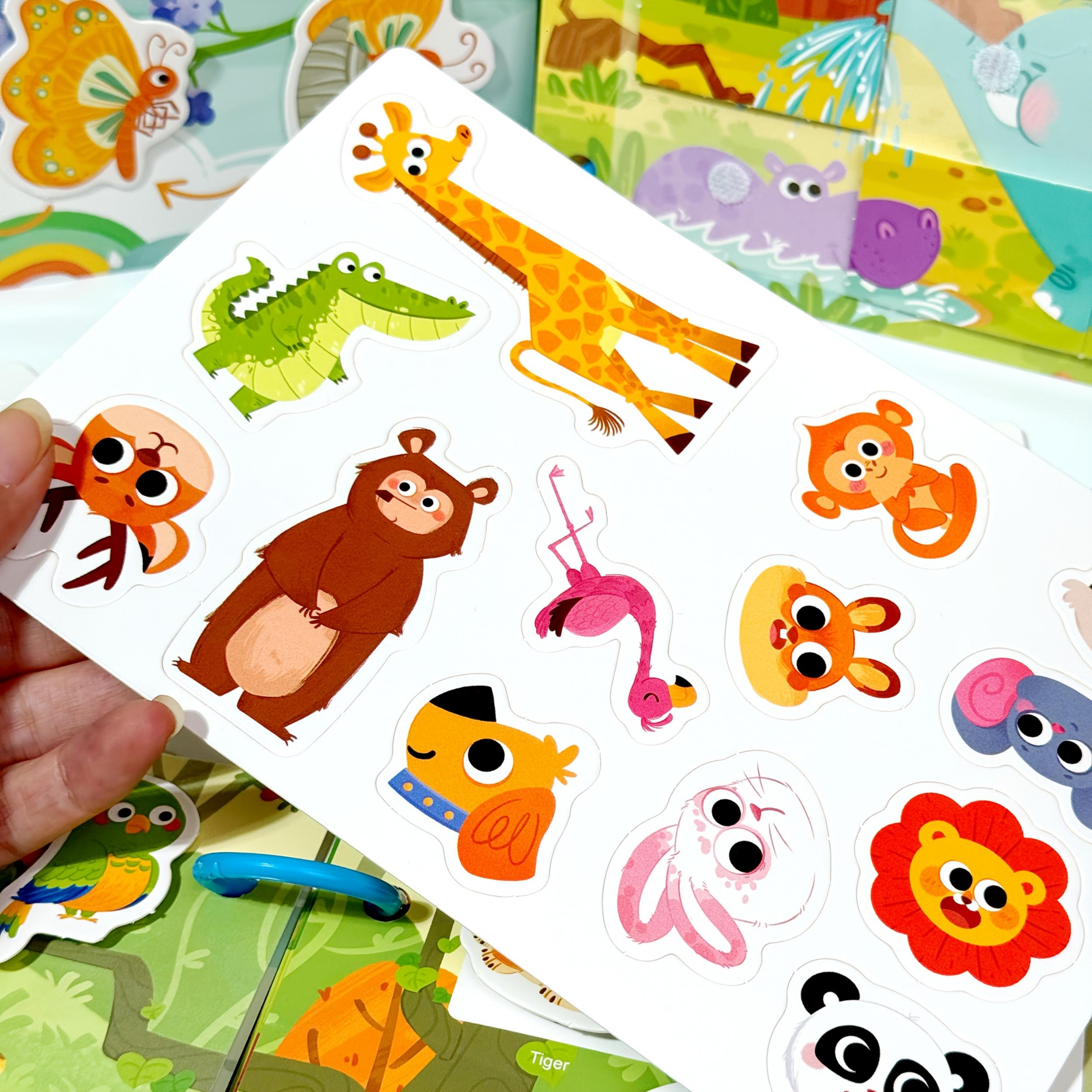 Animal Sticker Book - Fun and Educational Learning