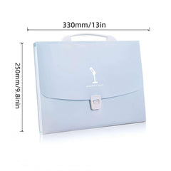 10pcs A4 Layer Organ Bag 13 Layer Portable School Bag