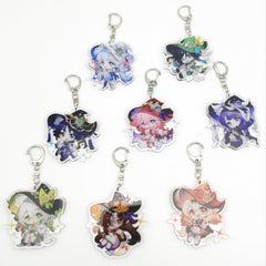 Anime Little Witch Key Ring Halloween Decoration Pendant